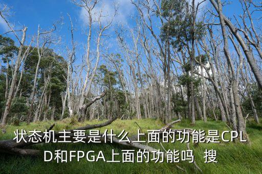 狀態(tài)機(jī)主要是什么上面的功能是CPLD和FPGA上面的功能嗎  搜