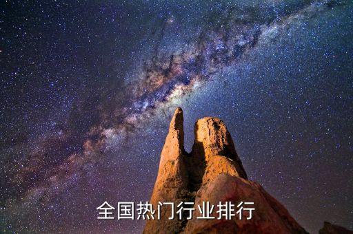行業(yè)動(dòng)態(tài)，全國(guó)熱門行業(yè)排行