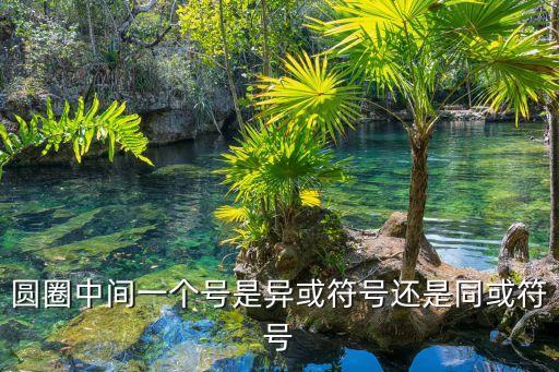 同或符號，圓圈中間一個號是異或符號還是同或符號