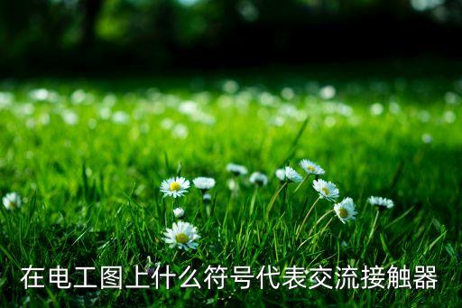 在電工圖上什么符號(hào)代表交流接觸器