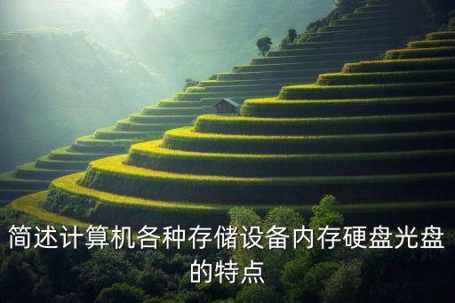 簡(jiǎn)述計(jì)算機(jī)各種存儲(chǔ)設(shè)備內(nèi)存硬盤(pán)光盤(pán)的特點(diǎn)