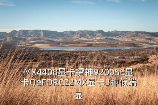 MX4408顯卡鐳神9200SE顯卡QeFORCE2MX顯卡3種低端顯