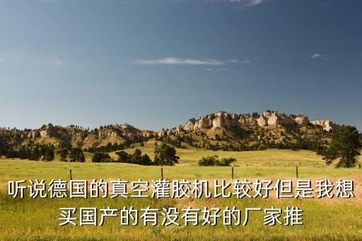聽說德國的真空灌膠機比較好但是我想買國產(chǎn)的有沒有好的廠家推