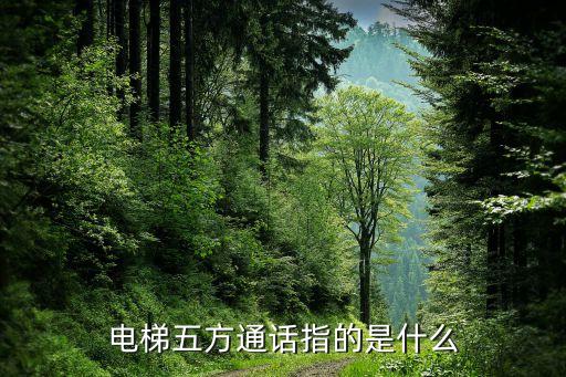 五方通話，電梯五方通話指的是什么