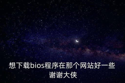 想下載bios程序在那個(gè)網(wǎng)站好一些 謝謝大俠