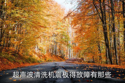 超聲波清洗機(jī)震板得故障有那些