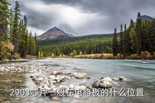 2903芯片一般在電路板的什么位置