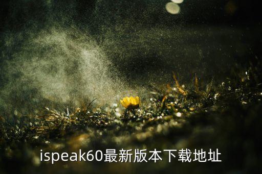 芯片精靈官網(wǎng)下載，ispeak60最新版本下載地址