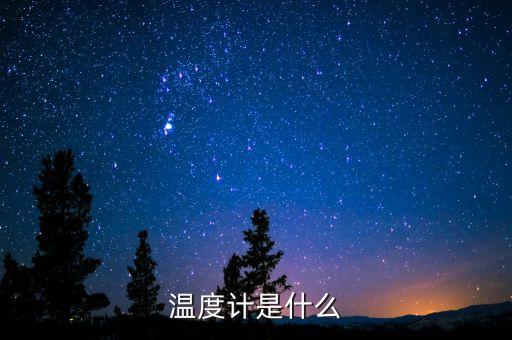 溫度計是什么