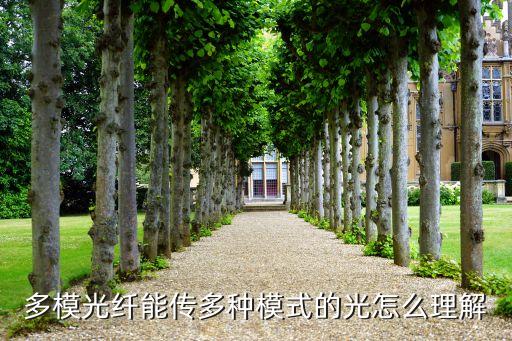 多模光纖能傳多種模式的光怎么理解