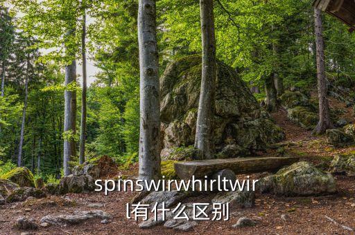spinswirwhirltwirl有什么區(qū)別
