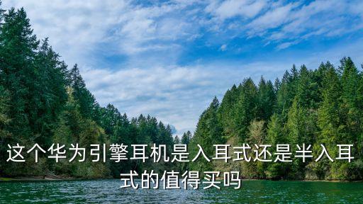 這個(gè)華為引擎耳機(jī)是入耳式還是半入耳式的值得買(mǎi)嗎