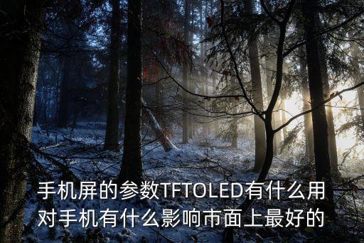 硅基oled，手機屏的參數(shù)TFTOLED有什么用對手機有什么影響市面上最好的