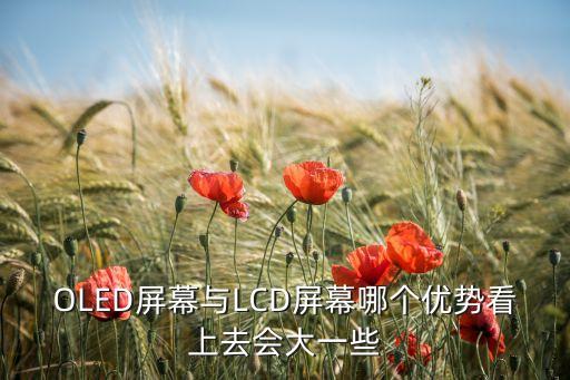 OLED屏幕與LCD屏幕哪個優(yōu)勢看上去會大一些