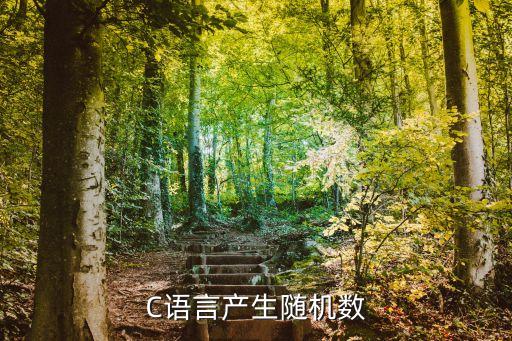 c語(yǔ)言隨機(jī)數(shù)，C語(yǔ)言產(chǎn)生隨機(jī)數(shù)