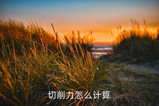 切削力計(jì)算公式，請問各位百度朋友切削力怎么算的