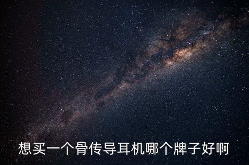 想買一個(gè)骨傳導(dǎo)耳機(jī)哪個(gè)牌子好啊