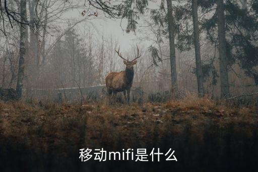 mifi，移動mifi是什么