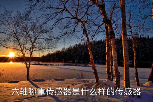 六軸稱重傳感器是什么樣的傳感器
