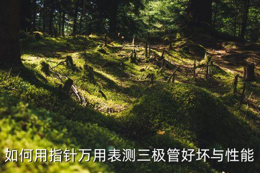 如何用指針萬(wàn)用表測(cè)三極管好壞與性能