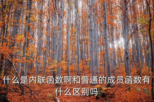 內(nèi)聯(lián)函數(shù)，內(nèi)聯(lián)函數(shù)的定義