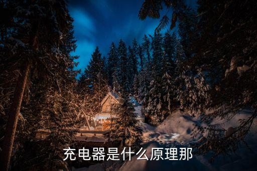 充電器是什么原理那