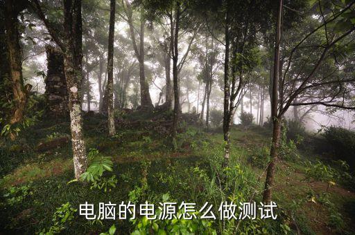 電腦的電源怎么做測試