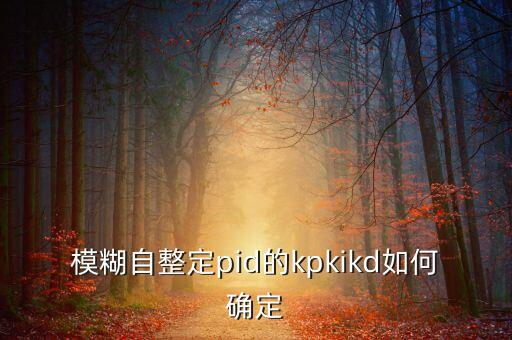 模糊pid控制，什么叫模糊PID算法