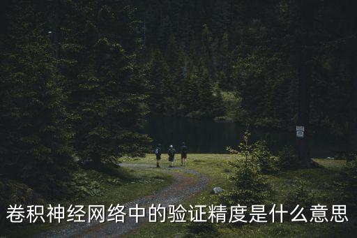 卷積神經(jīng)網(wǎng)絡(luò)中的驗證精度是什么意思
