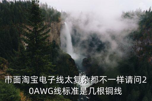 20awg，20AWG線芯是多大