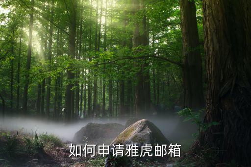 如何申請(qǐng)雅虎郵箱