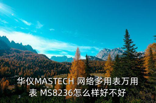 華儀MASTECH 網(wǎng)絡(luò)多用表萬用表 MS8236怎么樣好不好