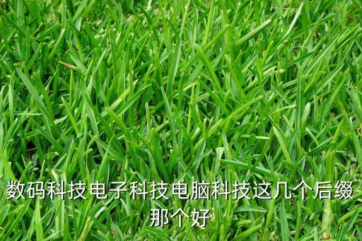 數(shù)碼科技電子科技電腦科技這幾個(gè)后綴那個(gè)好
