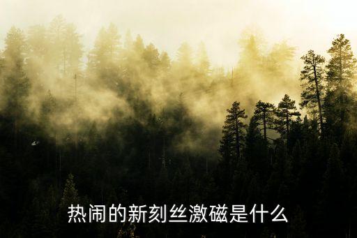 熱鬧的新刻絲激磁是什么