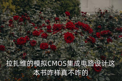 拉扎維的模擬CMOS集成電路設(shè)計這本書咋樣真不咋的