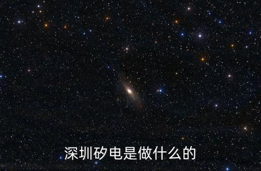 深圳矽電是做什么的