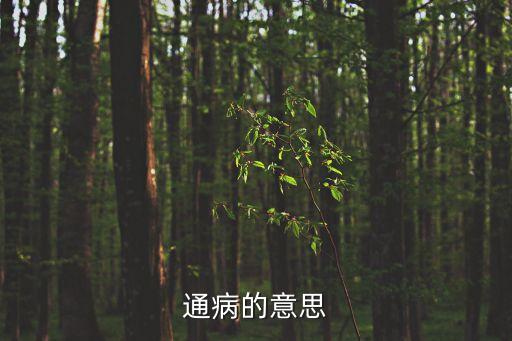 通病的意思