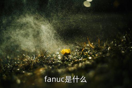 fanuc，fanuc是什么