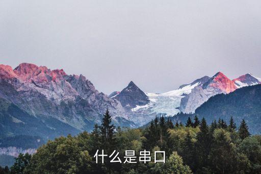 什么是串口