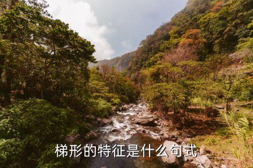 梯形的特征是什么句式