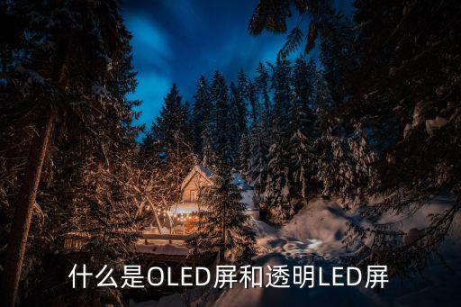 什么是OLED屏和透明LED屏