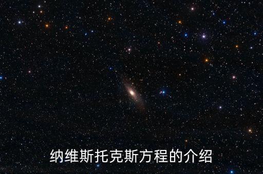 納維斯托克斯方程的介紹