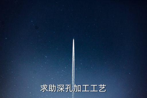 求助深孔加工工藝
