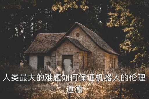 人類最大的難題如何保證機(jī)器人的倫理道德