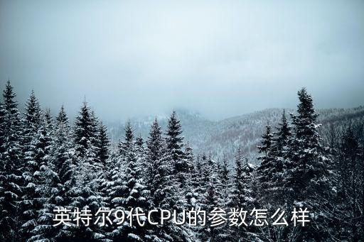 英特爾9代CPU的參數(shù)怎么樣