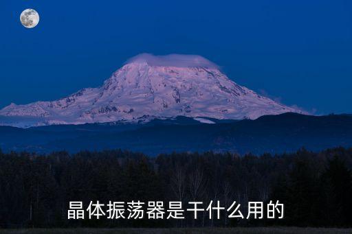 石英晶體振蕩器，晶體振蕩器是干什么用的