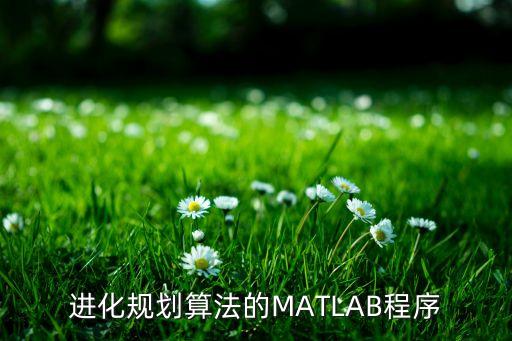 進(jìn)化規(guī)劃算法的MATLAB程序