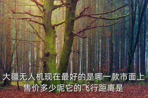 大疆無人機現(xiàn)在最好的是哪一款市面上售價多少呢它的飛行距離是