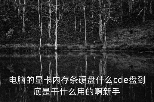 電腦的顯卡內存條硬盤什么cde盤到底是干什么用的啊新手