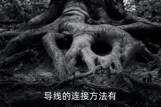 導(dǎo)線的連接方法有